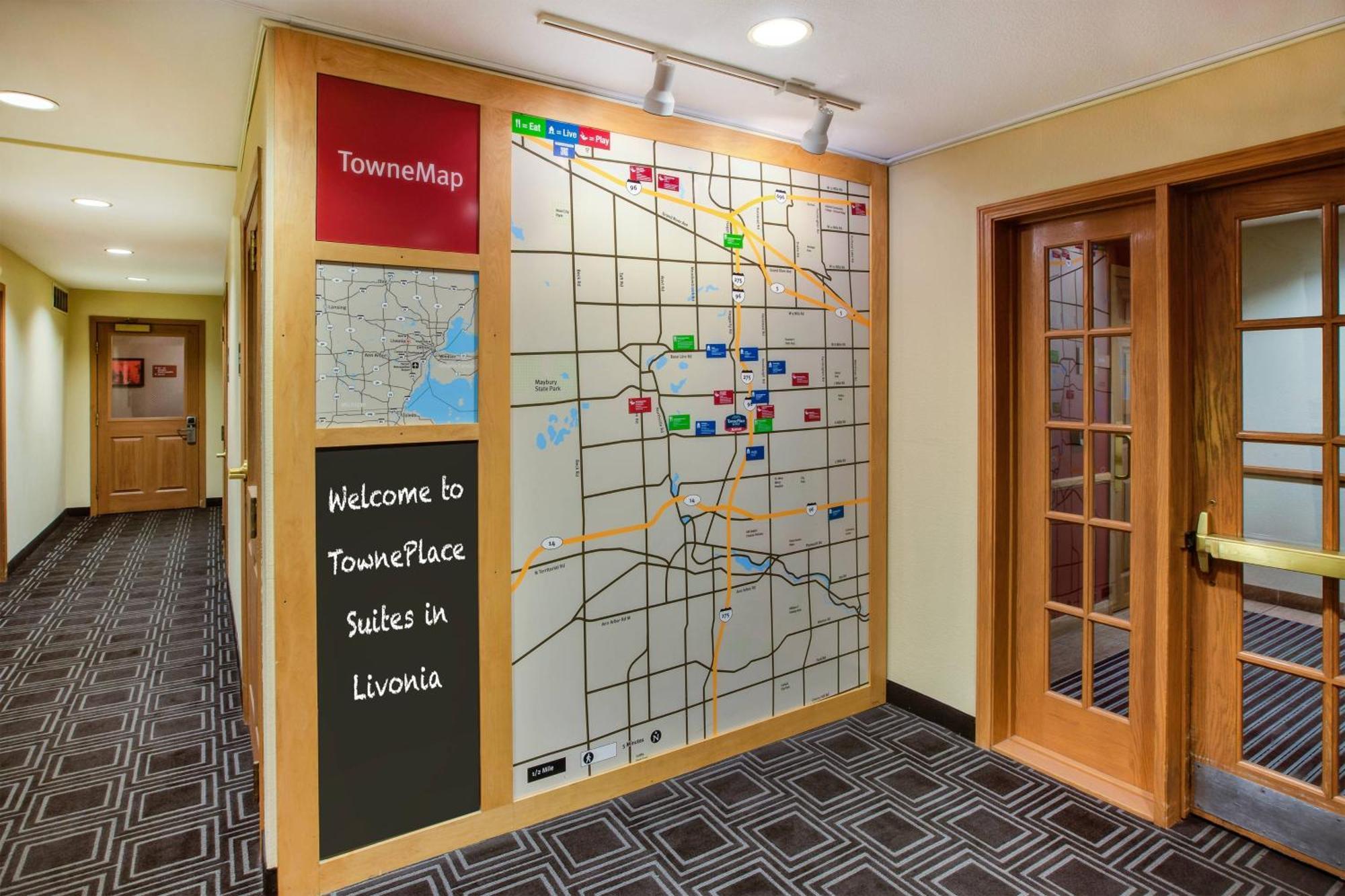 TownePlace Suites by Marriott Detroit Livonia Esterno foto